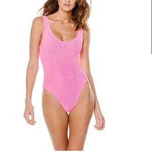 Hunza G Hot Pink One Piece
